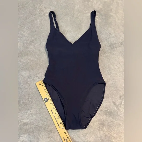 Vintage Calvin Klein Navy One-Piece Swimsuit - Picture 6 of 9